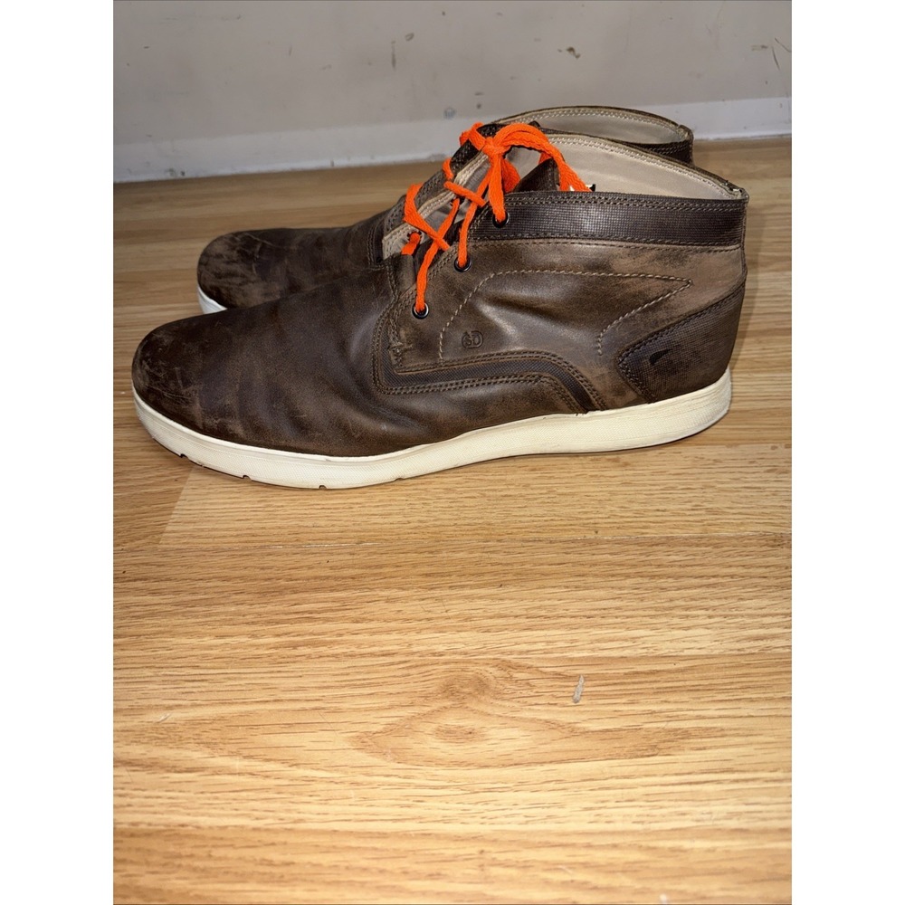 RED WING Cross Lite CHUKKA BOOT BROWN Sneaker Safety Toe Size 14D Slip Resisting